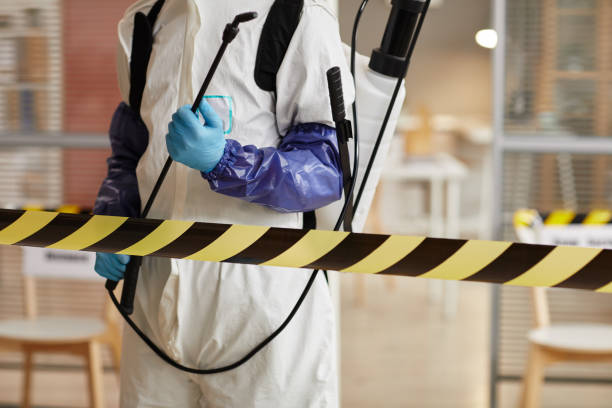 Professional Blood Cleanup technician working in Stockton, NJ